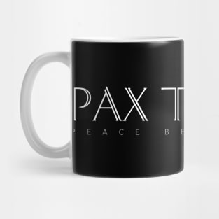 Latin Inspirational Quote: Pax Tecum (Peace be with you) Mug